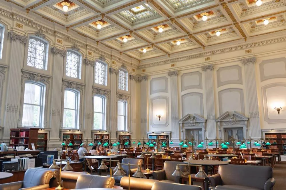 Interior of Madison Historical Society Library