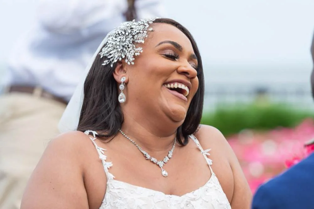 Candid flower girl bridal prep at 108 W Main